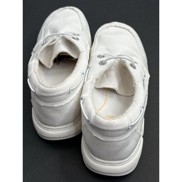 Vionic Beach Skipper Men's 9.5 Slip-On Canvas Casual Shoes White Cruise - Picture 5 of 16